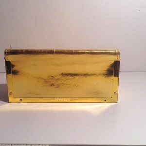 Gold Tory Burch Sunglasses Case